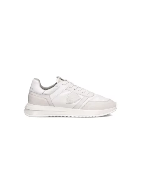 Buty do biegania Philippe Model zamszowe do biegania białe