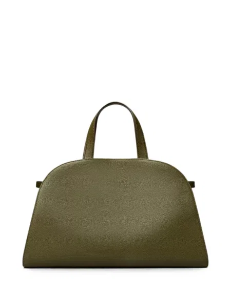 Geantă shopper Tory Burch din piele verde