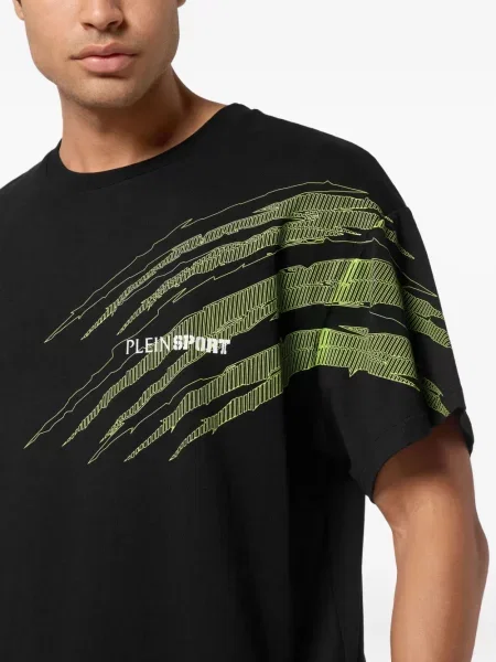 Tricou Plein Sport cu imagine negru