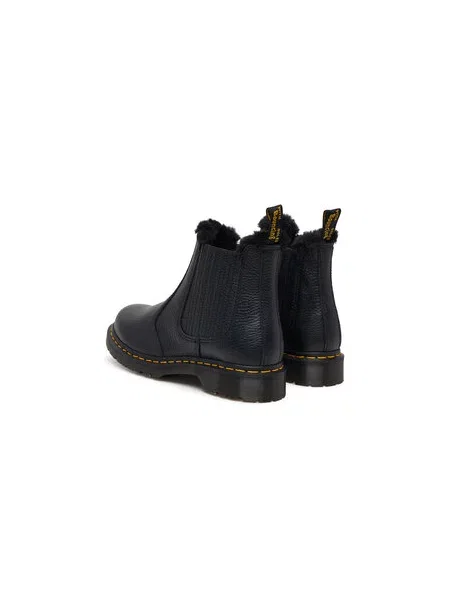 Kotníková obuv s elastickým prvkem Dr. Martens černé
