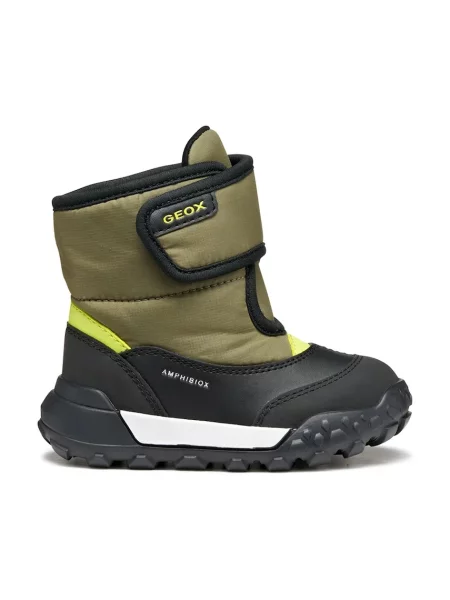 Škornji za sneg Geox B Trekkyup B Abx M Khaki zelena