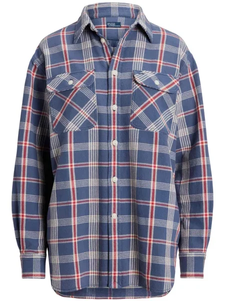 Pletena odgovarati polo majica Polo Ralph Lauren s vezom bijela