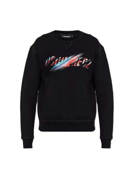 Bluza Dsquared2 z logo czarna