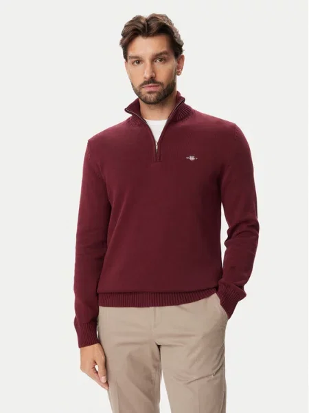 Gant Pulover Bordo rdeča