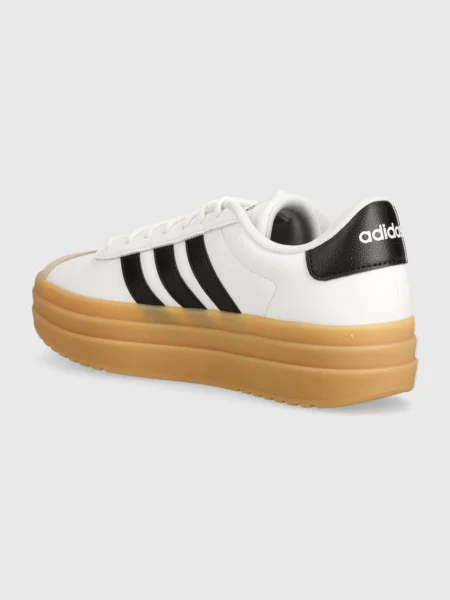 Шкіряні кросівки adidas Vl Court Bold білий