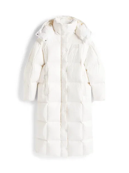 Tommy Jeans Palton de iarnă Alaska' alb