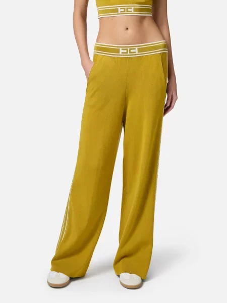 Спортивные штаны Elisabetta Franchi коричневые