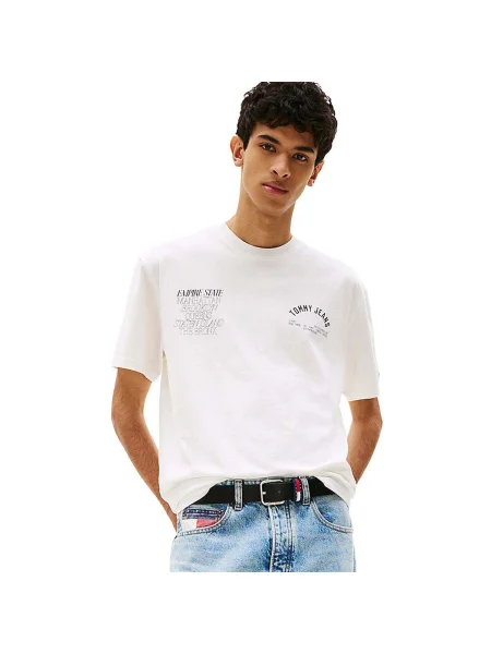 Tricou Tommy Jeans alb