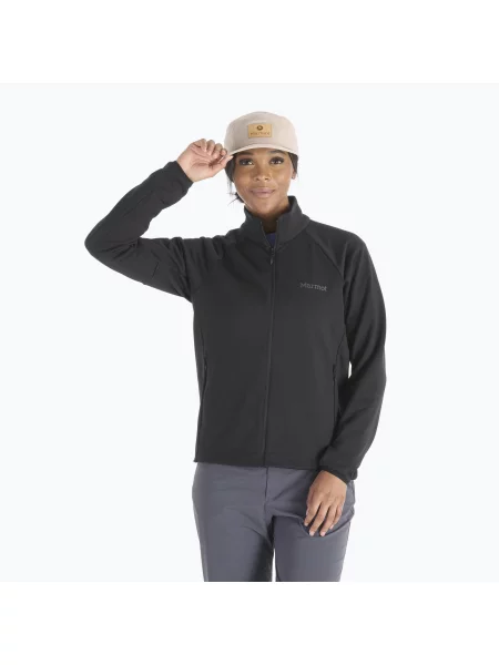 Bluza polarowa Marmot Leconte Fleece Hoodless black czarny