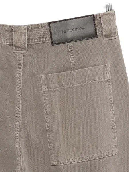 Pantaloni Ferragamo maro
