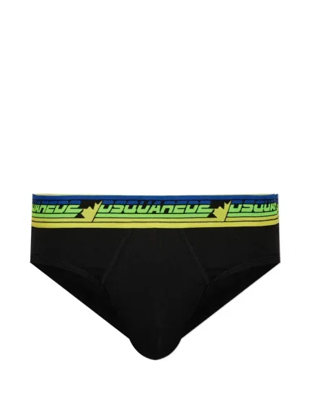 Chiloți Dsquared2 cu autograf negru