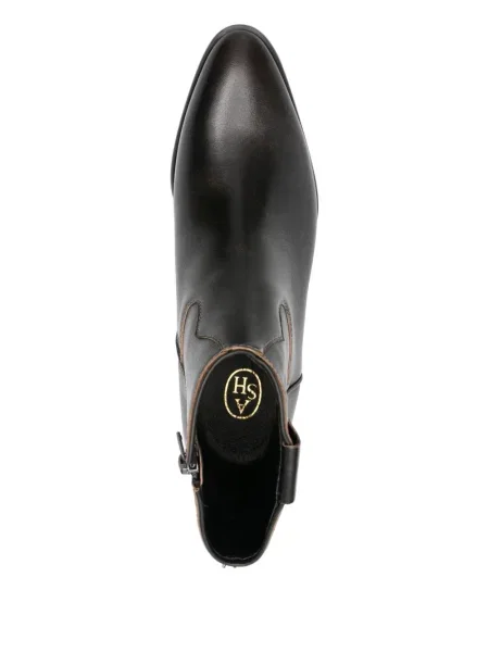 Botine Ash din piele negru