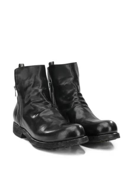Botine Officine Creative din piele negru