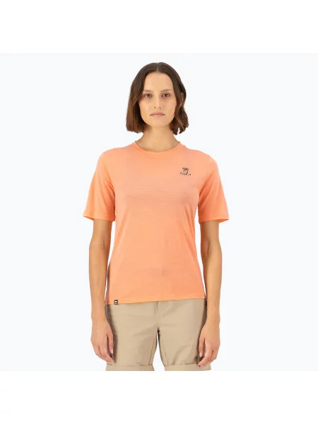 Košile Mons Royale Icon Relaxed Tee punch oranžová