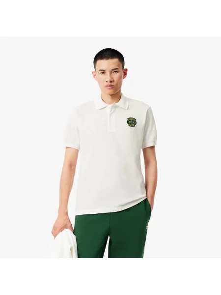 Lacoste Koszulka Polo O Klasycznym Kroju Z Naszywką Z Piki biały