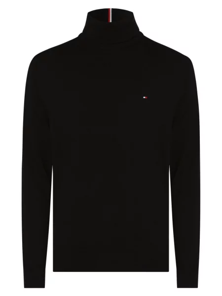 Sweter Tommy Hilfiger z kaszmiru czarny