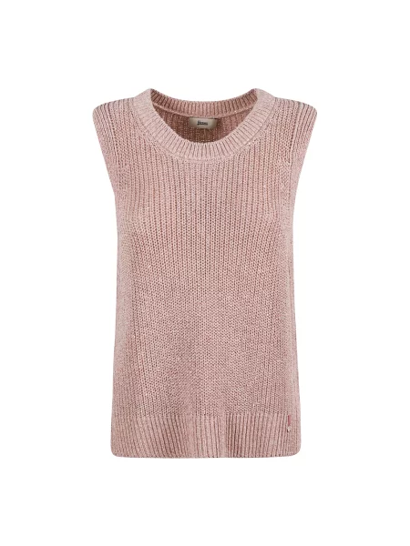 Dzianinowy sweter Herno różowy