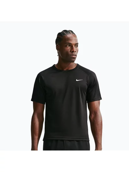 Tricou de antrenament bărbați Nike Flex black/white alb