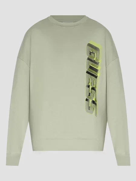 Світшот GUESS оливковий