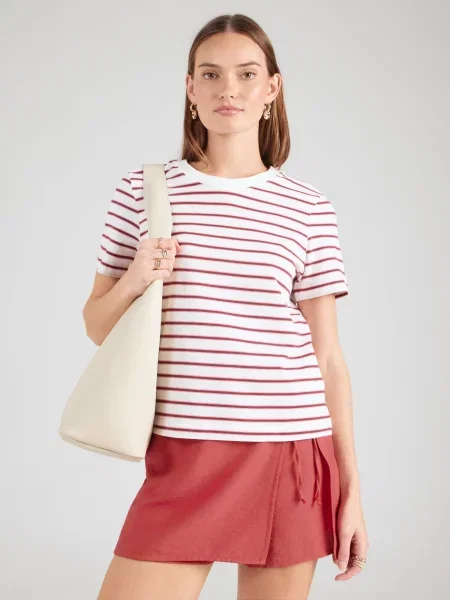 S.Oliver Tricou crem / roz pitaya / bordeaux roșu