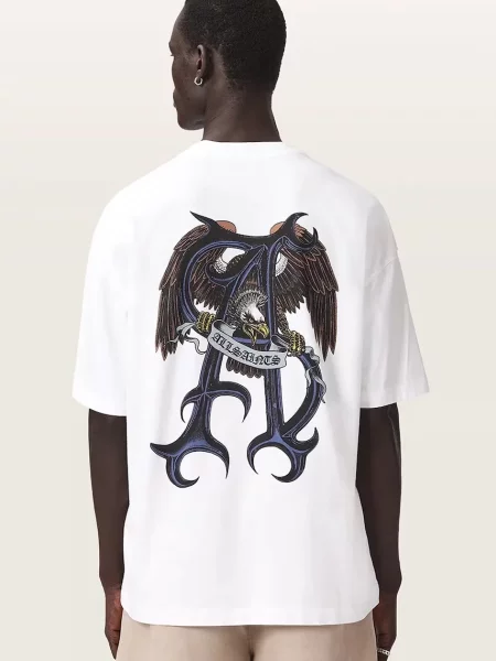 AllSaints Tricou Raptour alb