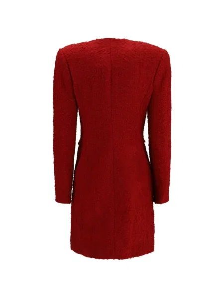 Bouclé rochie mini Magda Butrym roșu