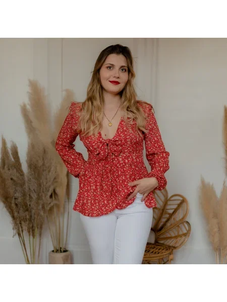 Ruha Céleste piros