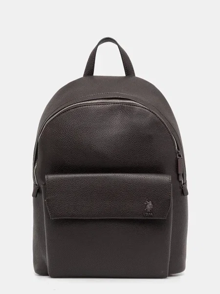 U.S. Polo Assn. plecak Seattle duży gładki brązowy