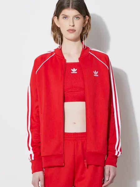 Кофта adidas Originals з аплікацією червоний