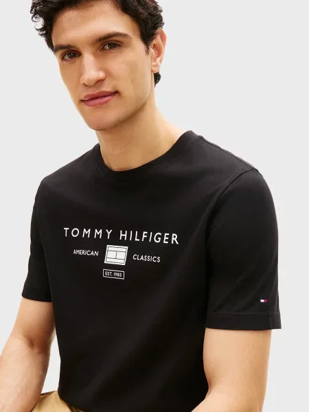 Футболка Tommy Hilfiger чорна