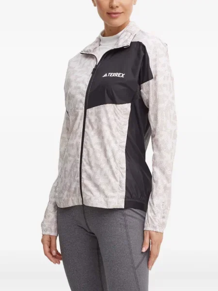 Sneakerși Adidas Terrex cu dungi plasă cu imagine negru