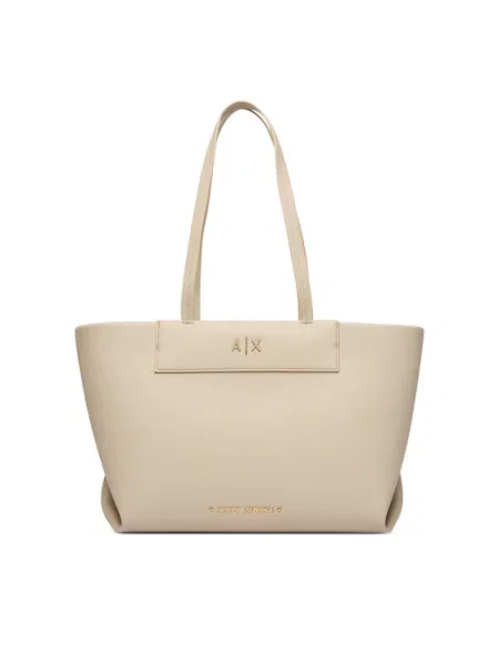 Ročna torba Armani Exchange bež