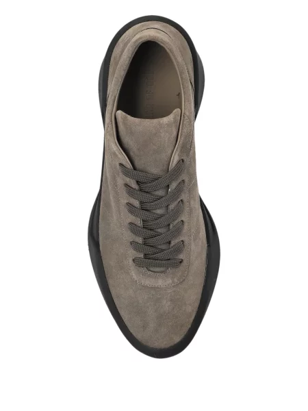 Велурени маратонки Fear Of God с връзки сиво