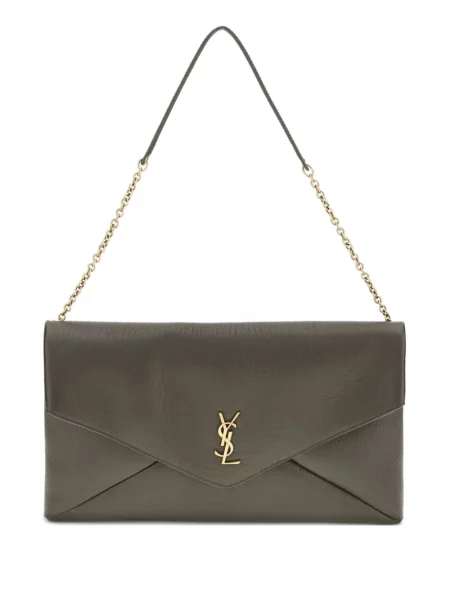 Colier Saint Laurent din piele maro