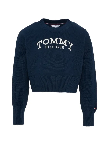 Sweter dziecięcy Tommy Hilfiger niebieski
