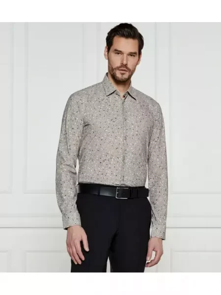 BOSS BLACK Cămașă | stretch negru