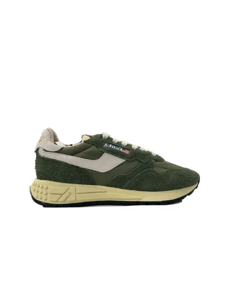 Sneakersy Autry zamszowe casual zielone