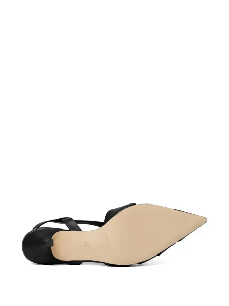 Pantofi cu toc Scarosso slingback negru