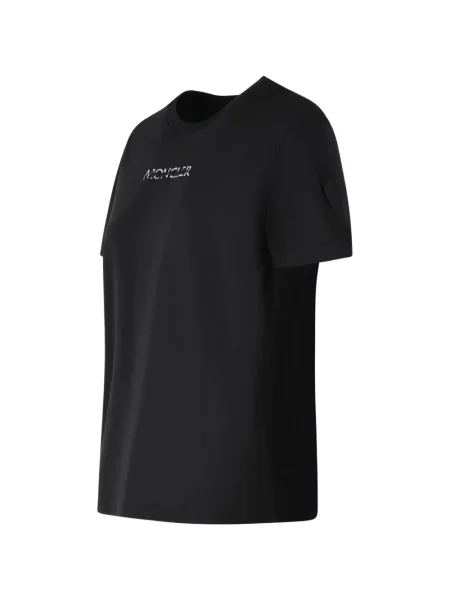 Tricou Moncler cu broderie negru