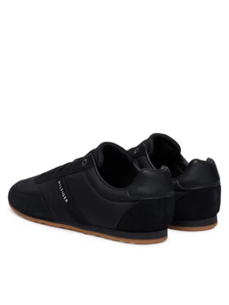Tommy Hilfiger Sneakersy Th Lo Run Icon Summer Mix čierna
