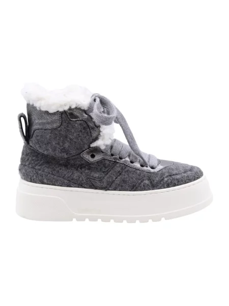 Sneakersy Laura Bellariva skórzane szare