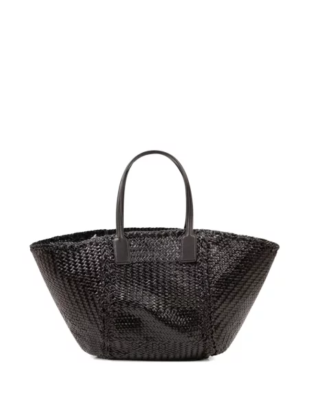 Geantă shopper Dragon Diffusion din piele negru