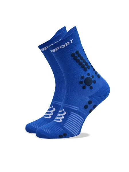 Чорапи Compressport Pro Racing Socks Trail лилаво синьо