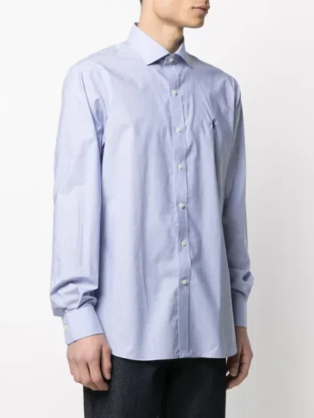 Košile Polo Ralph Lauren s výšivkou modrá