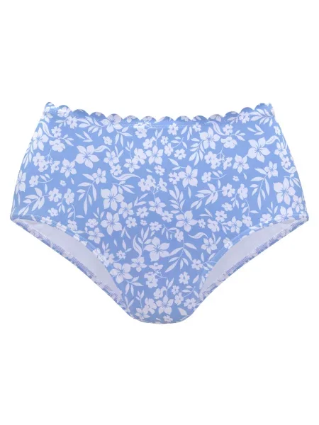 VIVANCE Bikini hlačke modra bela