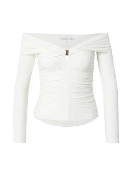 Abercrombie & Fitch Tricou alb
