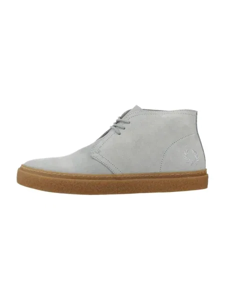 Pantofi Fred Perry din piele de căprioară albastru