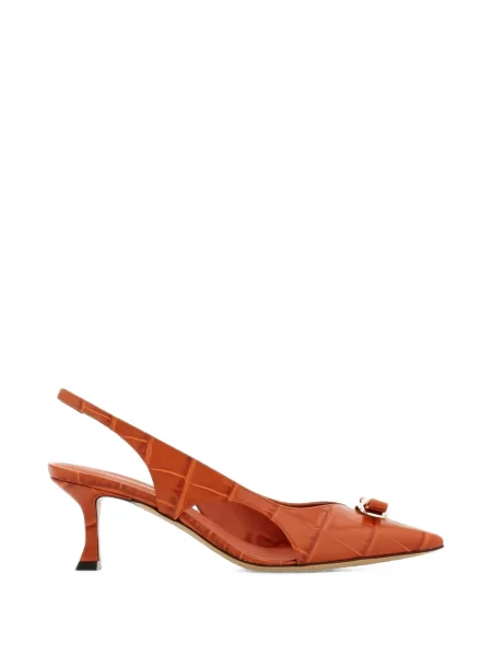 Pantofi cu toc Ferragamo portocaliu