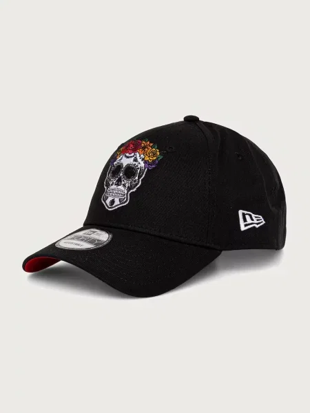 New Era czapka z daszkiem NE SKULL BLK czarna
