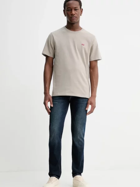 Levi's slim taper kavbojke SLIM FIT STRAIGHT modra